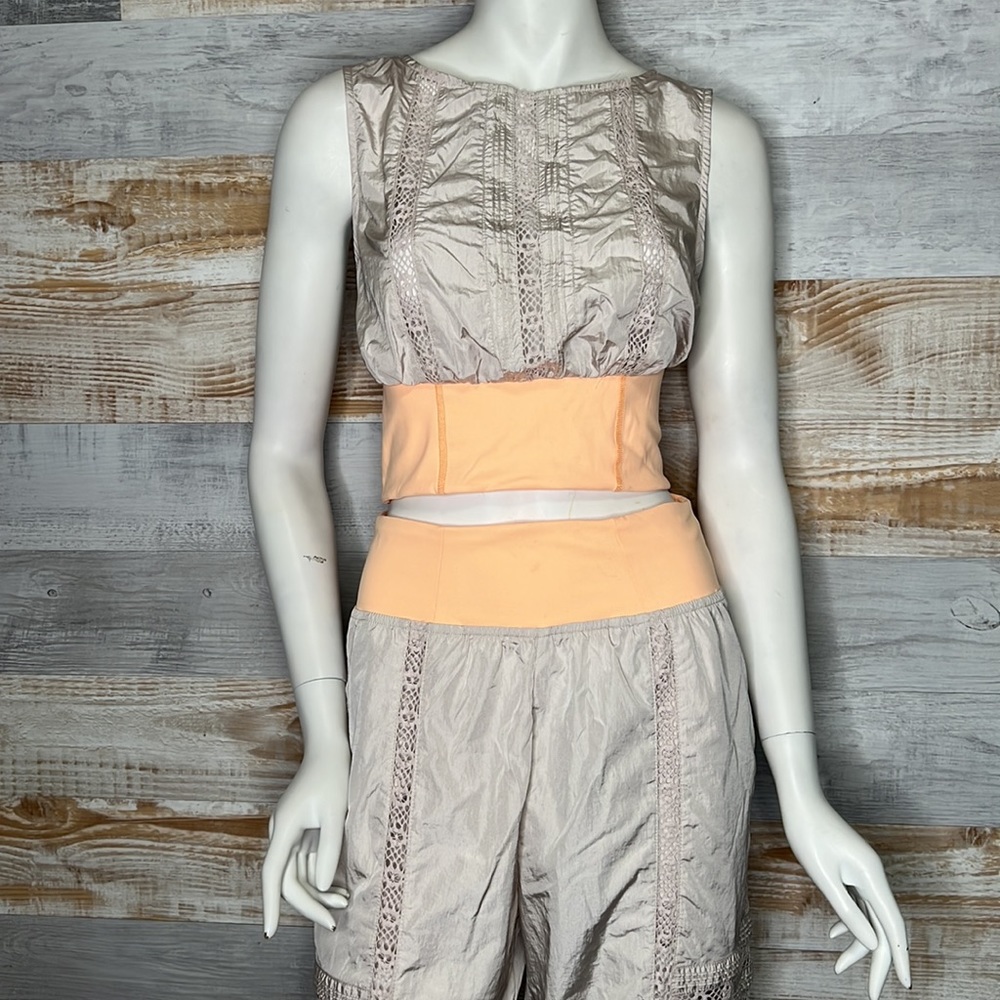 New Free People Movement Oh Hey Applique Jogger Pants -Top Set size Small
